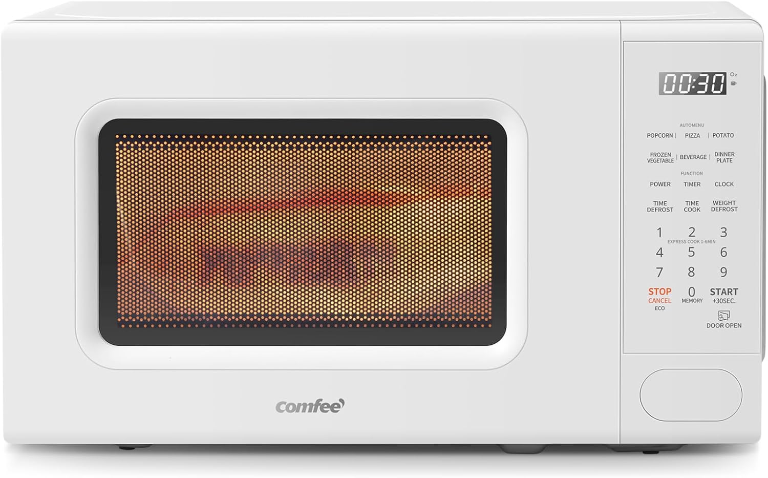 COMFEE' Countertop Microwave Oven 0.7 Cu. Ft. - 700W - White - Model (CMO-C20M1WH)
