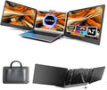 KEFEYA Laptop Screen Extender, 14.2" Portable Triple Monitor for Laptop with Full HD IPS Display