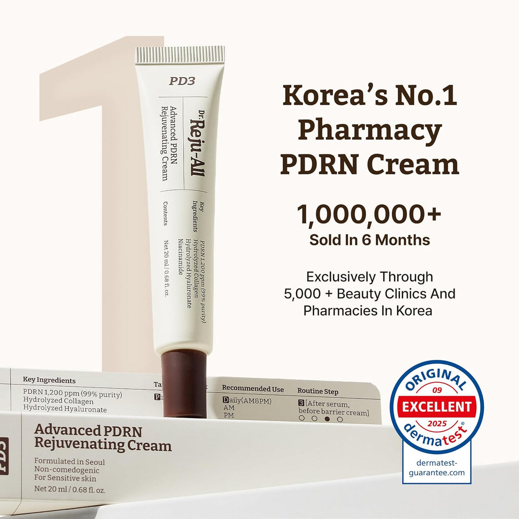 DR. REJU-ALL | Advanced PDRN Rejuvenating Cream for Face | 0.68 fl oz