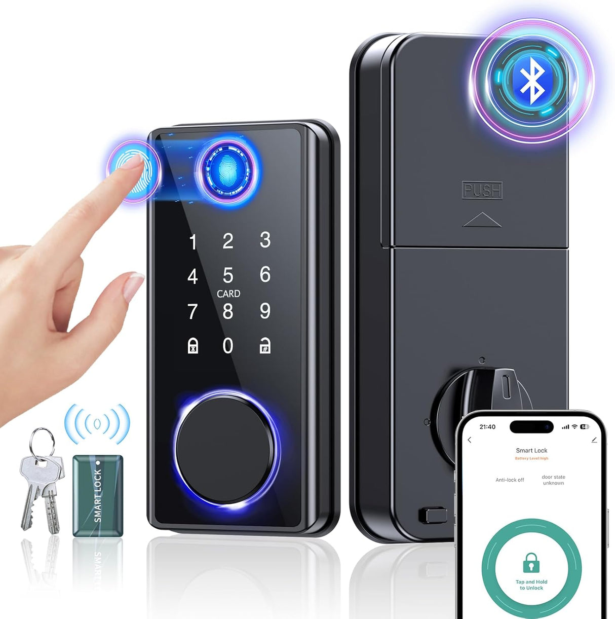 Keyless Entry Fingerprint Door Lock
