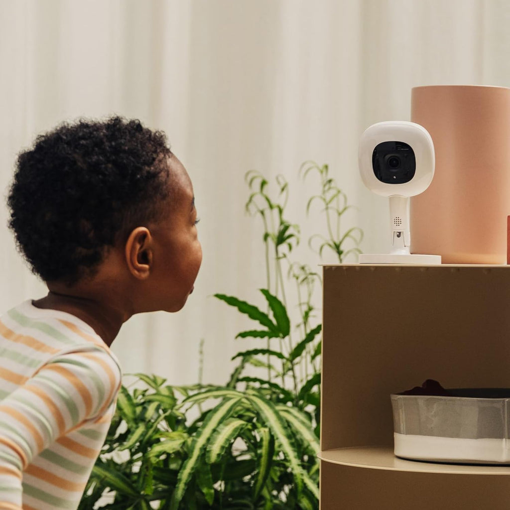 Nanit Pro Smart Baby Monitor & Flex Stand - 1080p Wi-Fi Video Camera, 2-Way Audio, Sound/Motion/Cry Notifications, Night Vision, and Breathing Band