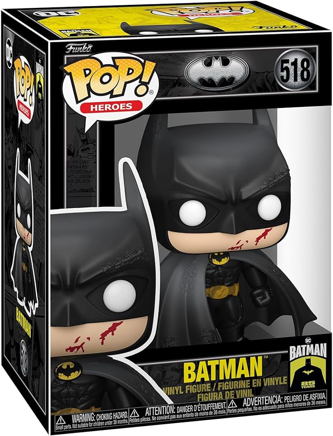 Funko Pop! Movies: Batman's 85th Anniversary - Batman (New, Open Box) *Damaged Box*