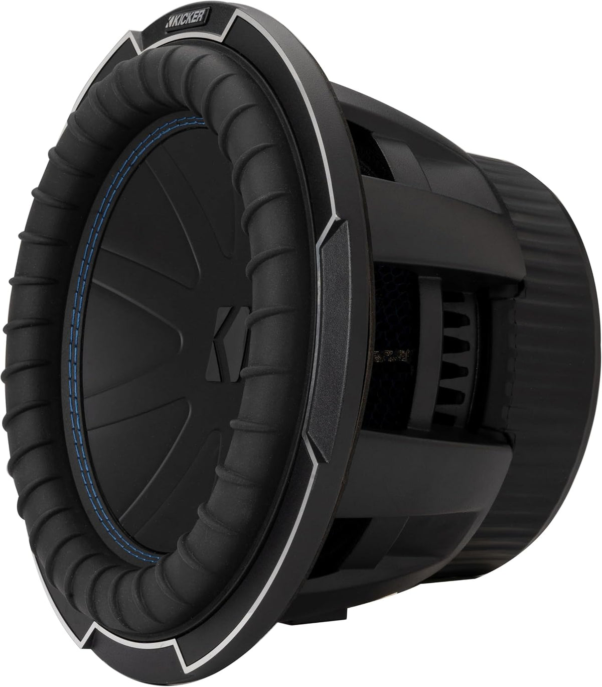 KICKER CompQ 10"(25cm) Subwoofer, 51CWQ104, DVC 4-ohm, 800 Watts RMS, 1600 Watts Peak, Forced-Air Cooling, Increased Power Handling, Car, Truck, SUV, UTV