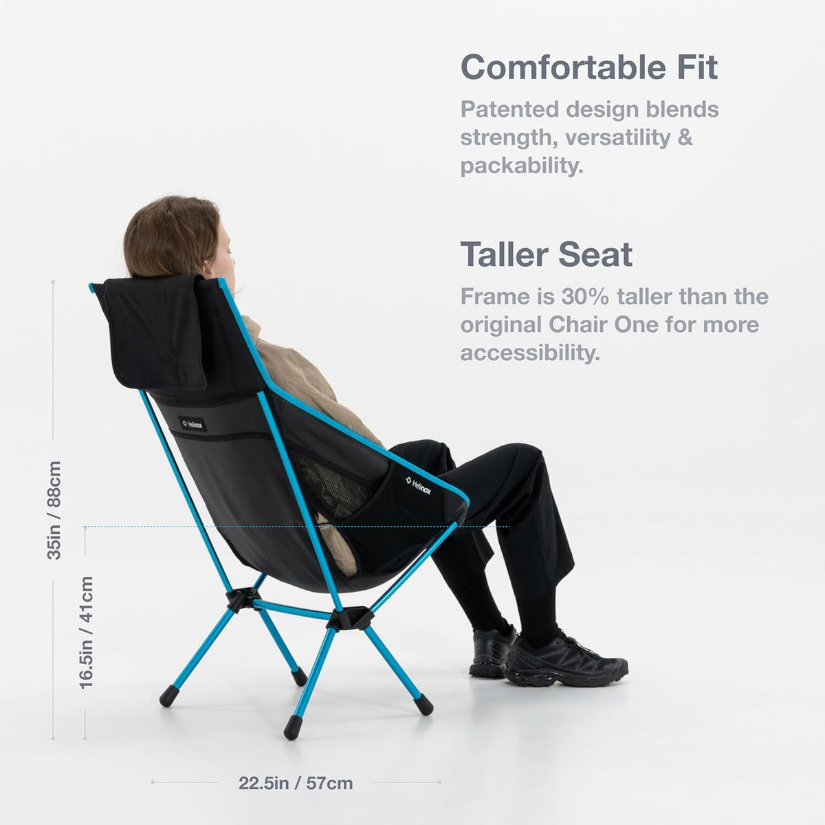 Helinox Chair One Highback (re) High-Performance Camping Chair,2.6lbs