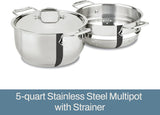 ALL-CLAD Stainless Steel 5QT Steamer Set
