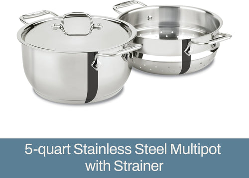 ALL-CLAD Stainless Steel 5QT Steamer Set