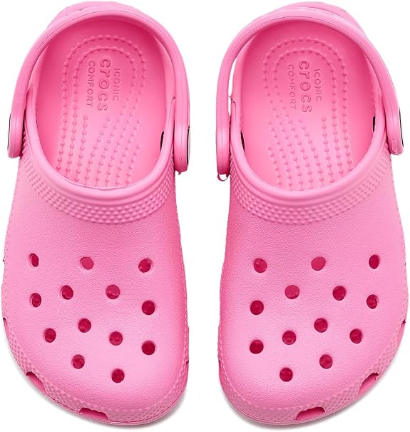 Crocs Unisex Kids Classic Clogs (Toddler) Pink Lemonade 7 Medium Toddler