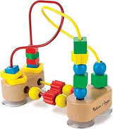 Melissa & Doug First Bead Maze - Wooden Educational Baby Toy with Suction Cups, for Floor, High Chair or Toddler Table, Toddler Toys for Girls & Boys Ages 1+