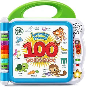 LeapFrog Learning Friends 100 Words Book (Frustration Free Packaging), Green(New Open Box)