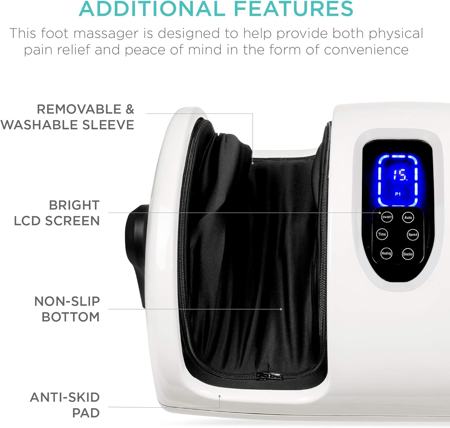 Best Choice Products Heated Shiatsu Foot Massager