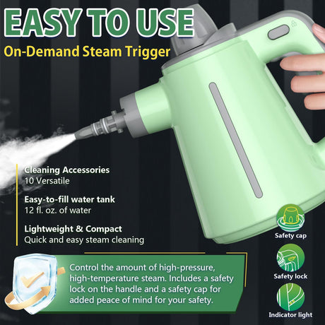 Handheld Steam Cleaner for Home Use, Steamer (NEW,OPEN BOX)