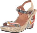 L'Amour Des Pieds Women's Iditri Tapestry Heeled Sandals  8M