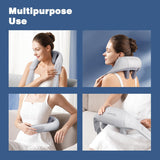 Neck Massager with Heat, Cordless Deep Tissue 4D Expert Kneading Massage, - Gray (NEW, OPEN BOX)