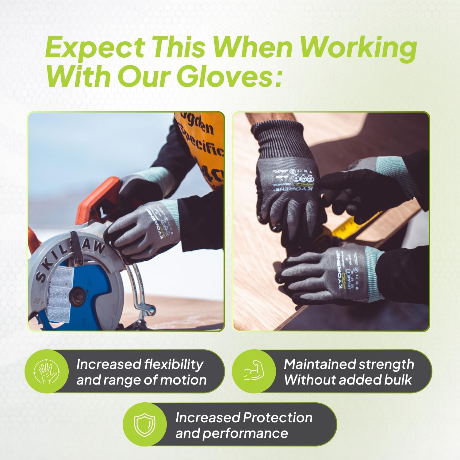 Armor Guys 00-840 Cut Resistant Work Gloves, ANSI A4, Medium, 1 Pair