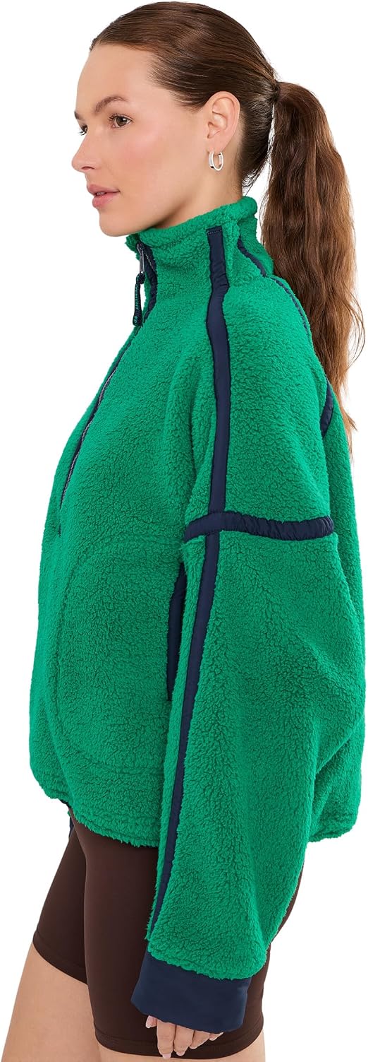 Free People Women's Mountain High Half-Zip Fleece Size XL
