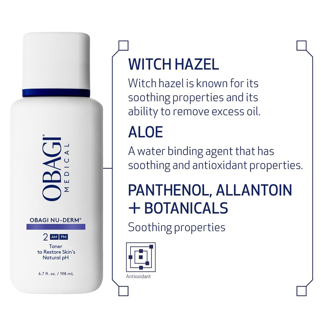 Obagi Nu-Derm Toner (AM-PM) 6.7 Fl oz.