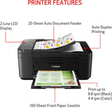 Canon PIXMA TR4720 All-in-One Wireless Printer, Home Use with Auto Document Feeder, Mobile Printing and Built-in Fax, Black