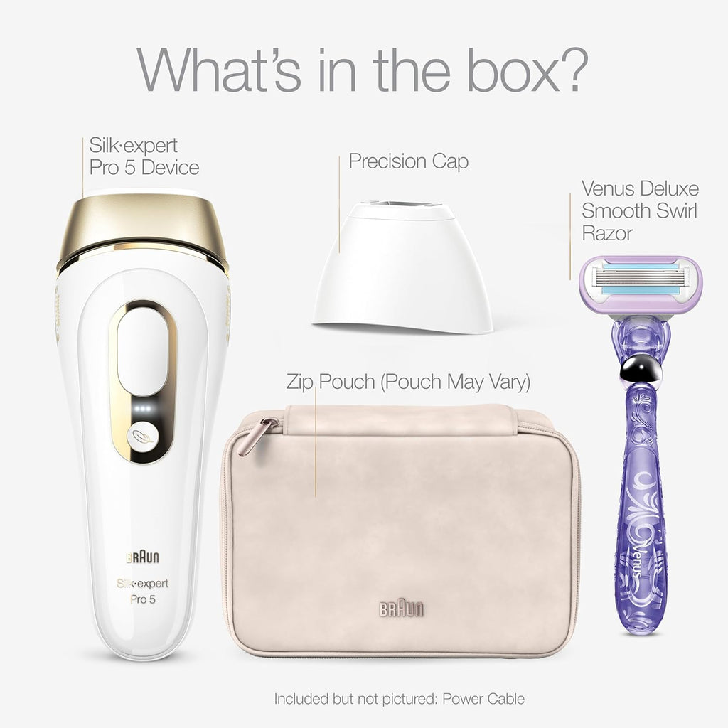 Braun IPL, Silk·Expert Pro 5, IPL Hair Removal for Women and Men