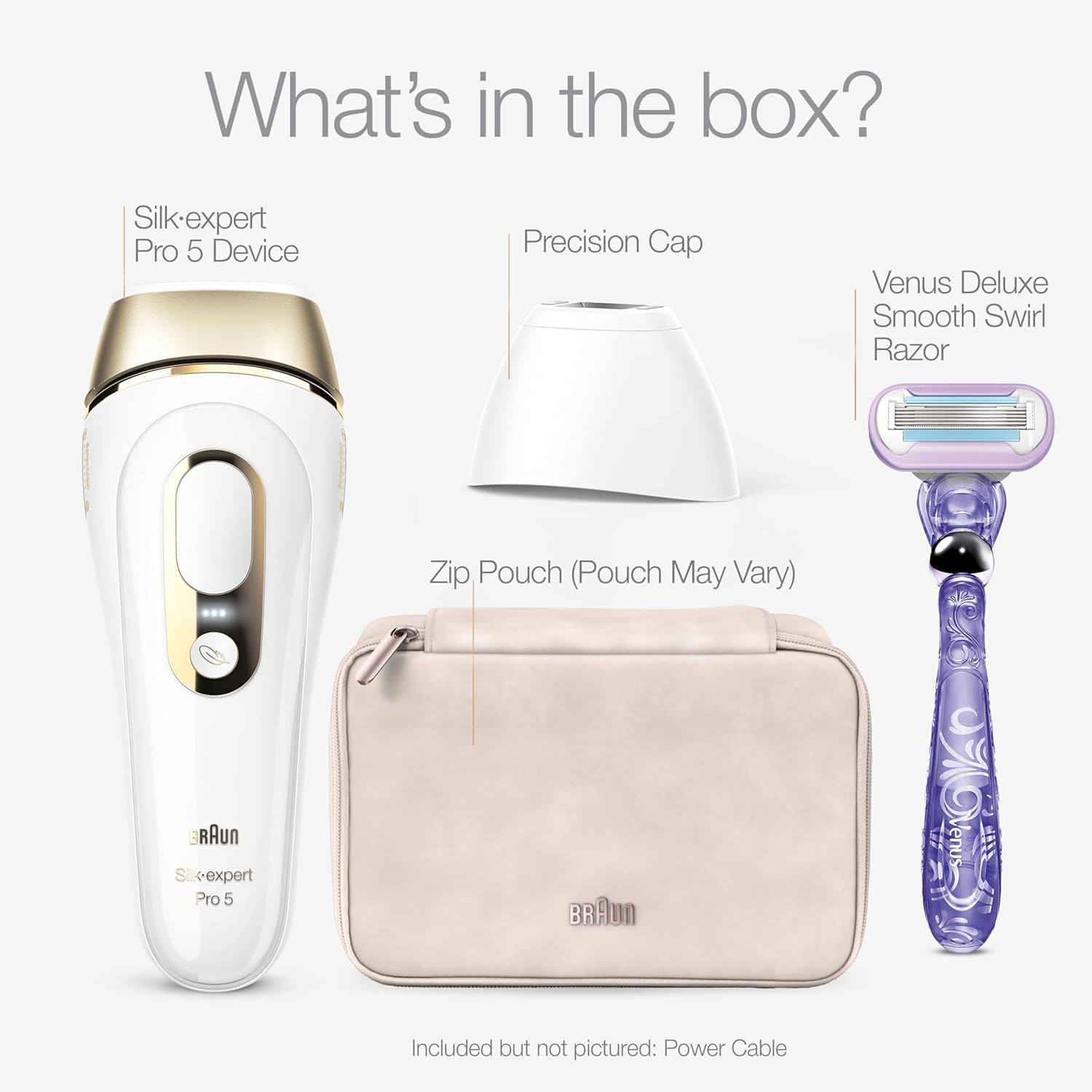Braun IPL, Silk·Expert Pro 5, IPL Hair Removal for Women and Men