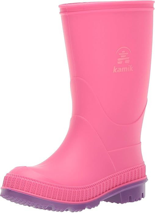 Kamik Kids Stomp Waterproof Rain Boots Size 6T
