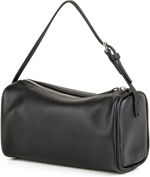 Donnain Premium Full-Grained Leather Crossbody Purse