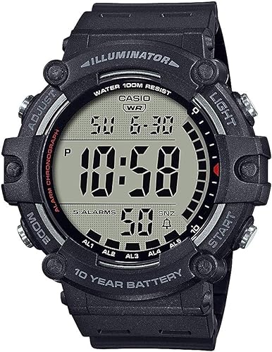 Casio Illuminator AE1500WH Series | 10-Year Battery | LED Backlight | 5-Alarms  (NEW,OPEN BOX)