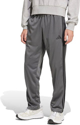 adidas Men's Dayready Open Hem Track Pants - Grey - Large