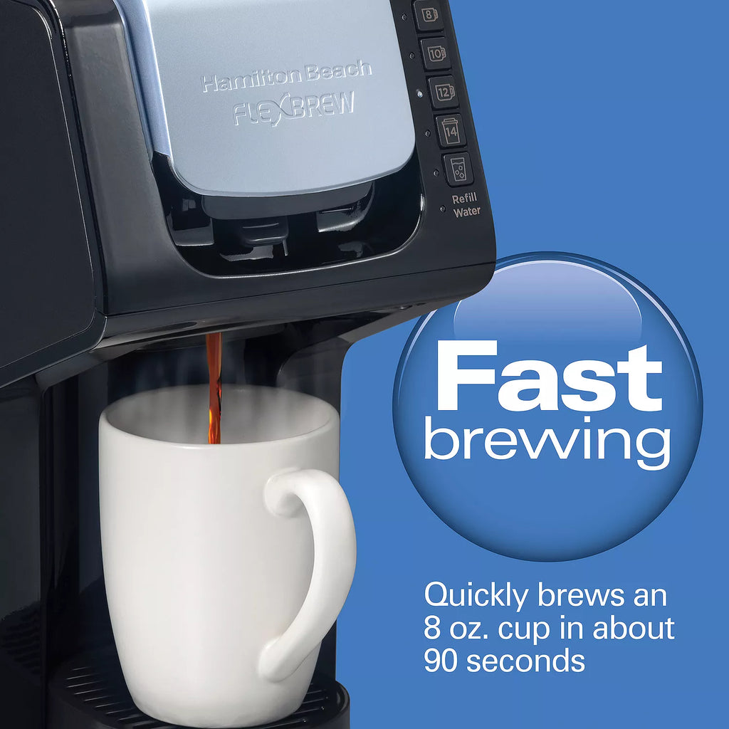 HAMILTON BEACH FlexBrew Single-Serve Iced & Hot Coffee Maker