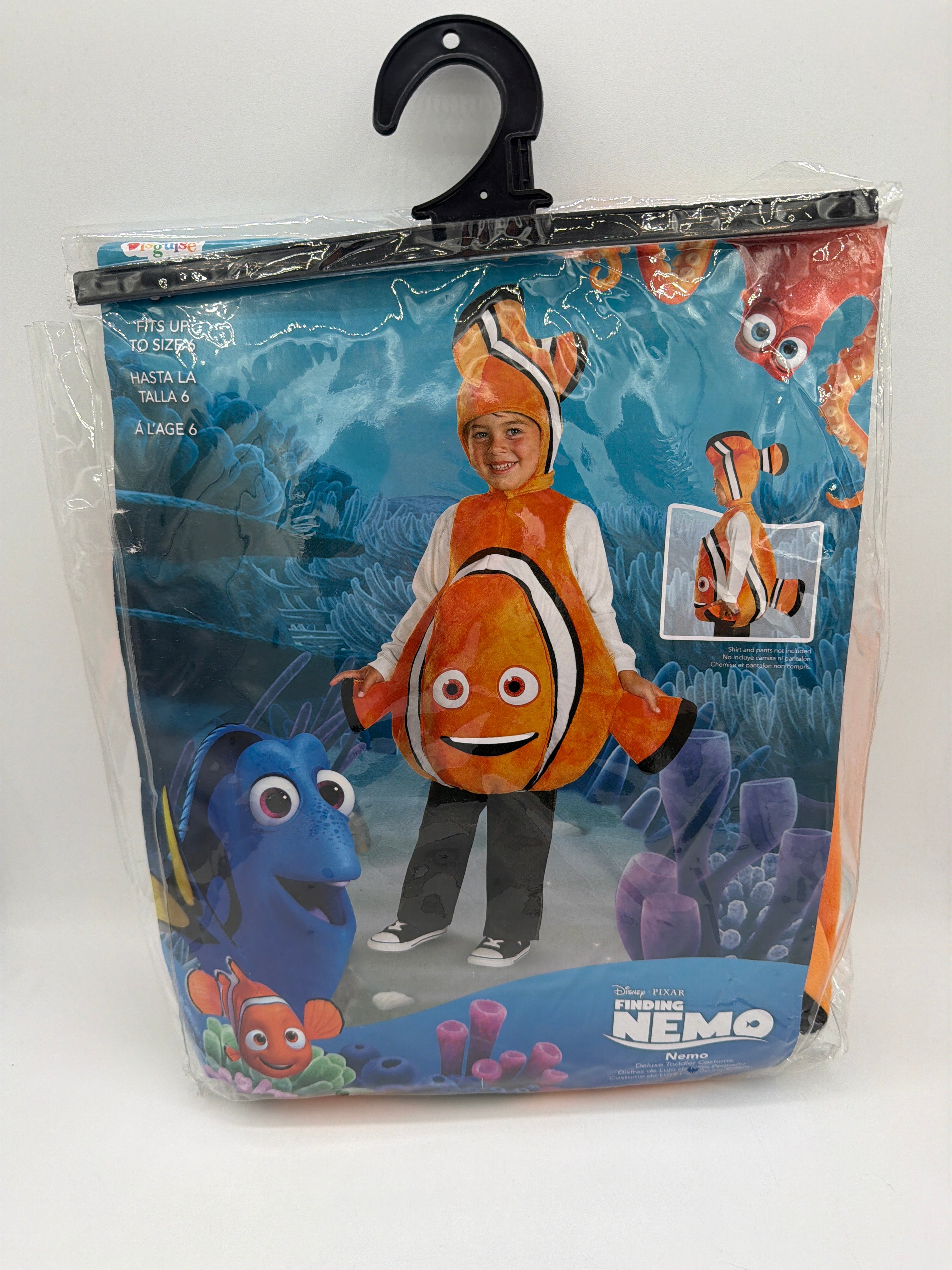 Disguise - Boy's Deluxe Disney Pixar's Finding Nemo Nemo Costume - Fits up to size 6
