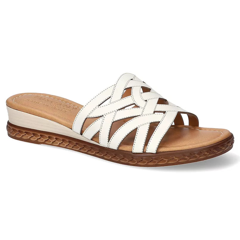 Easy Street Edda Tuscany Women's Wedge Slide Sandals SIZE 10