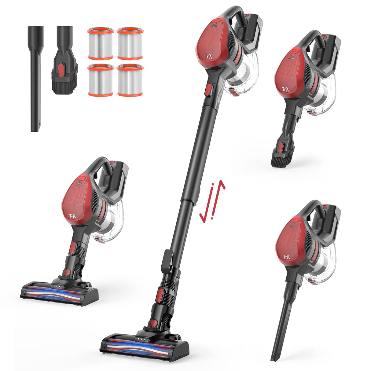 TMA T121 LIGHTWEIGHT STICK CORDLESS VACUUM CLEANER (NEW, OPEN BOX)