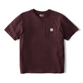 *Carhartt Mens' Iconic K87 Pocket T-Shirt, Port, 2XL