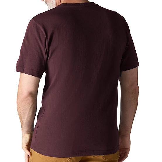 *Carhartt Mens' Iconic K87 Pocket T-Shirt, Port, 2XL