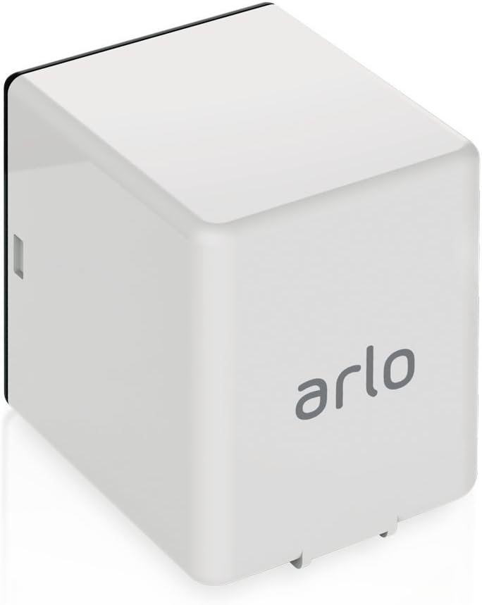 Arlo Rechargeable Battery - Arlo Certified Accessory - Works with Arlo Go Only, White
