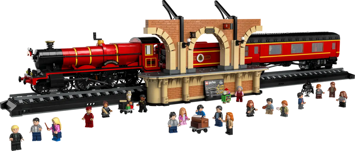 LEGO Harry Potter Hogwarts Express – Collectors' Edition 76405, Iconic Replica Model Steam Train from The Films, Collectible Memorabilia Set for Adults