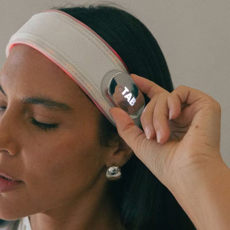 TAB LED Scalp Therapy Headband , White