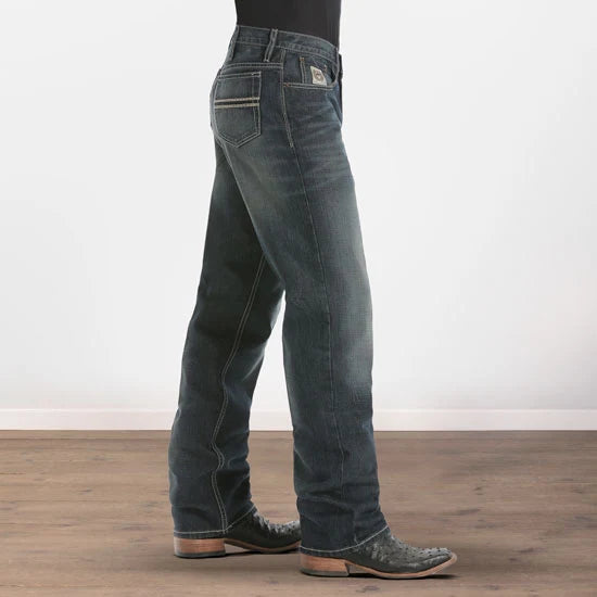 Cinch Men's White Label Jeans 38x32, Dark Wash