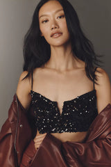 Anthropologie The Eve Sequin Bralette Size: XS