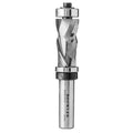 Rockler Template-Routing Compression Router Bit, Top and Bottom Bearings, 3/4''D x 1-1/2''H x 1/2'' Shank