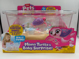 Pets Alive Mommy and Baby Turtle Electronic Girls Robotic Toy , Realistic Animal by ZURU
