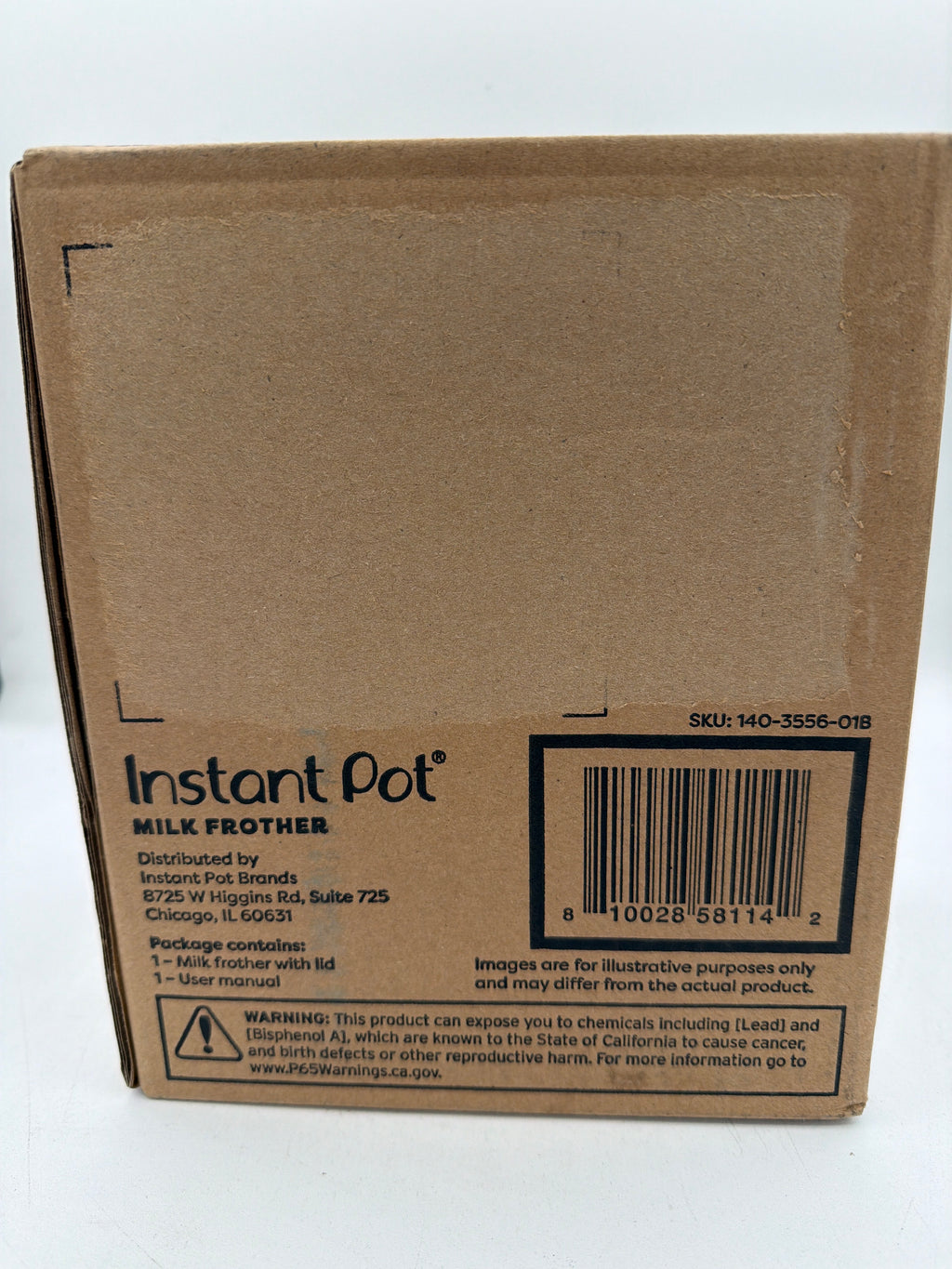 Instant Pot Milk Frother, 4-in-1 Electric Milk Steamer, 10oz