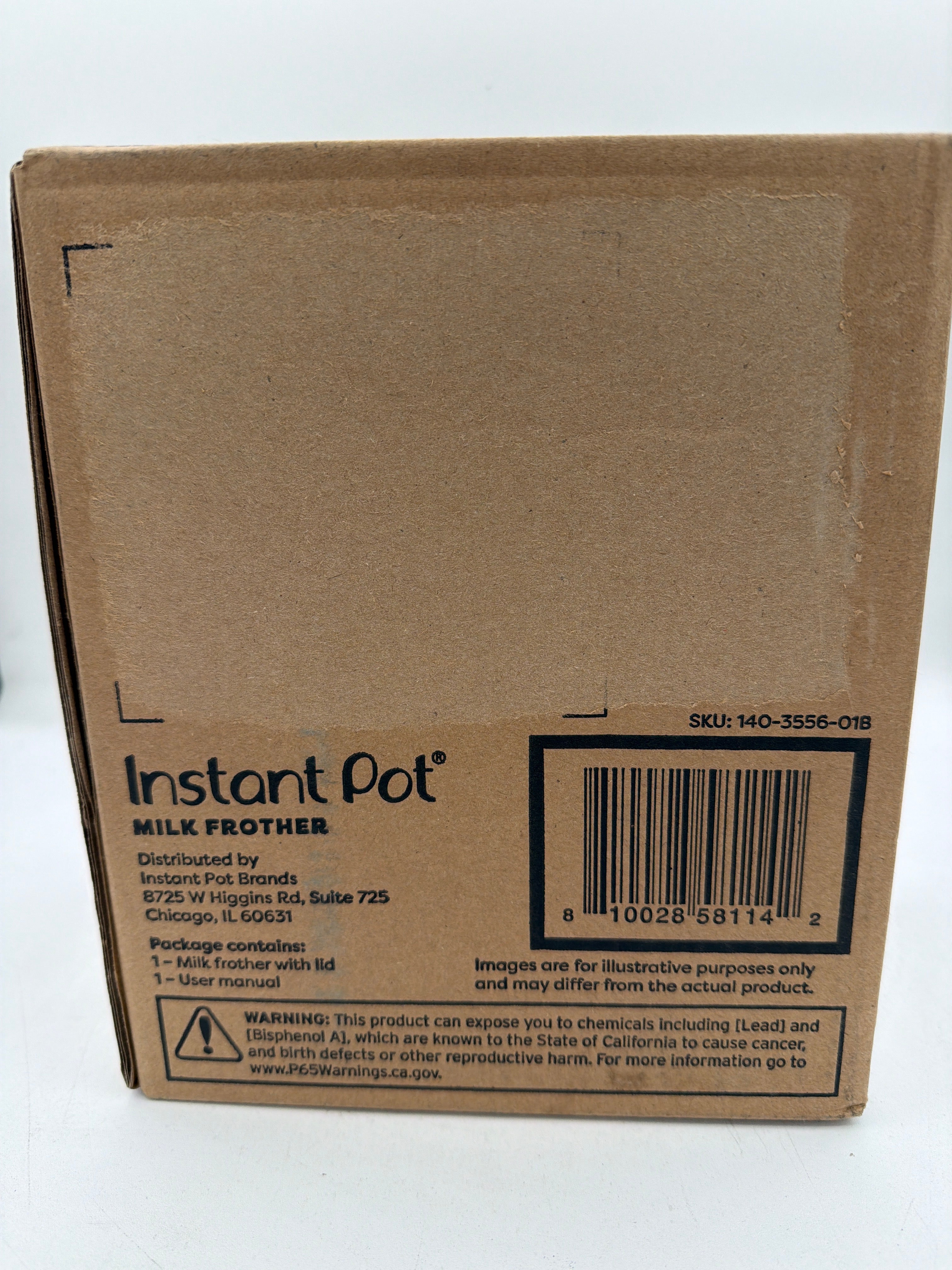 Instant Pot Milk Frother, 4-in-1 Electric Milk Steamer, 10oz