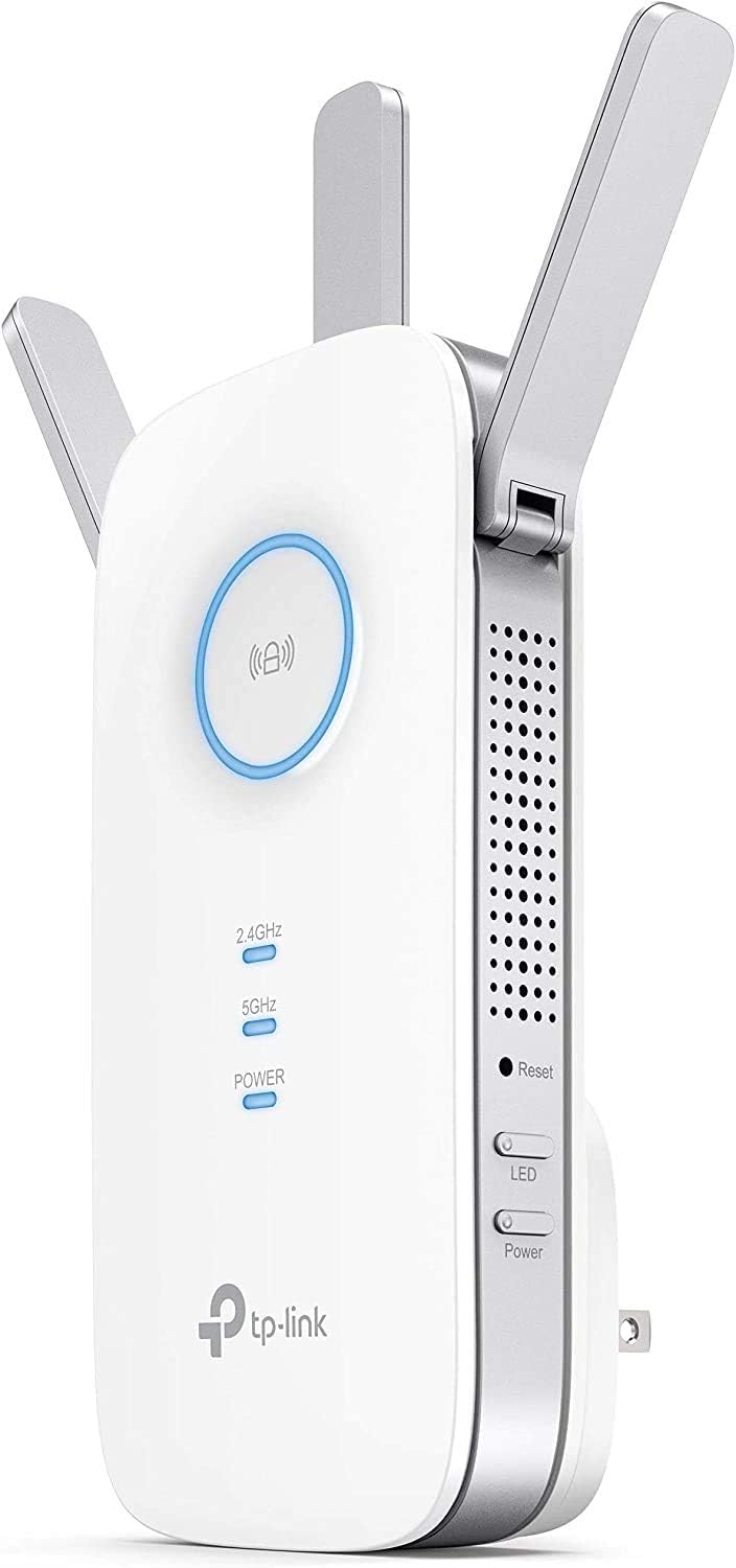 TP-Link AC1750 WiFi Extender (RE450), PCMag Editor's Choice, Up to 1750Mbps, Dual Band WiFi Repeater, Internet Booster, Extend WiFi Range further