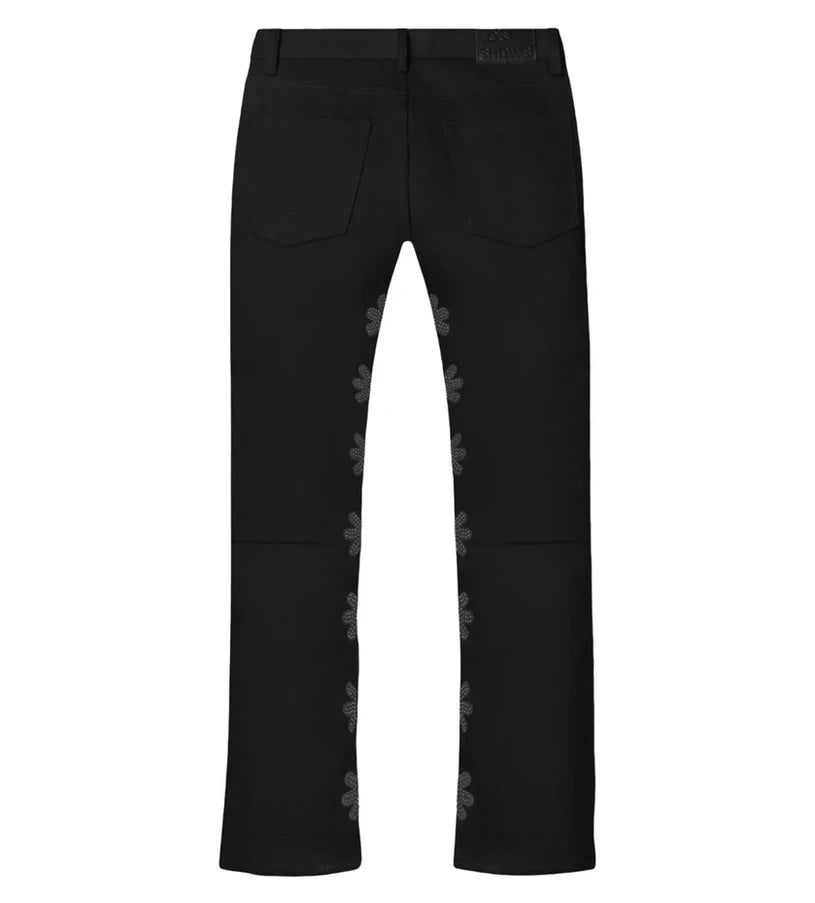LOST SHDWS STUDDED DENIM PANT BLACK/BLACK