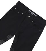LOST SHDWS STUDDED DENIM PANT BLACK/BLACK
