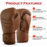 Right Punch Cowhide Leather Boxing Gloves  16OZ  Men&Women