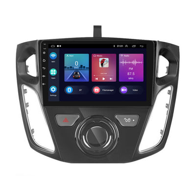 9" Touch Screen Android Car Stereo Head Unit Upgrade Kit, Apple CarPlay, For Ford Focus 2012-2017