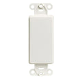 Leviton 80414-2W WH Decora Blank Adapter Plastic - 5 Pack