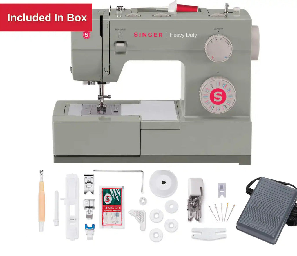 SINGER HD4452 Heavy Duty Sewing Machine - Grey