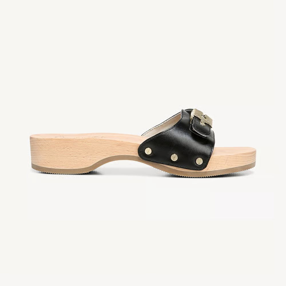 DR SCHOLLS Original Black Giraffe Women's Slide - Size 7 M
